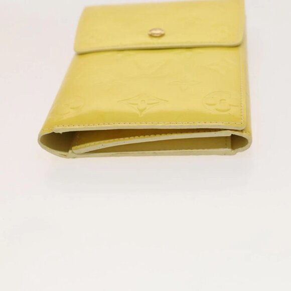 LOUIS VUITTON Monogram Vernis Walker Shoulder Wallet Gris M91031 LV Auth 123724 - Picture 7 of 14